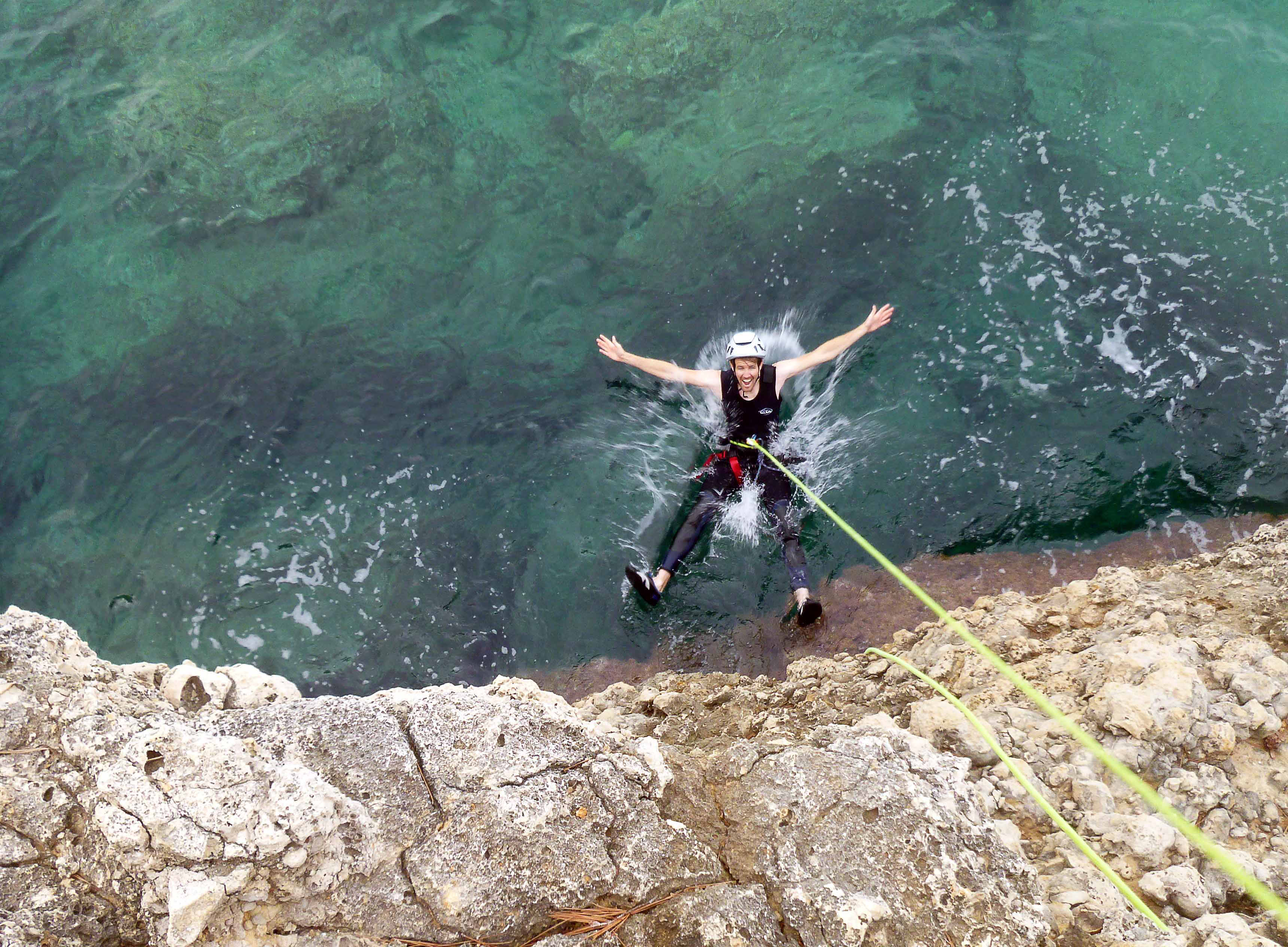 Coasteering in Mallorca, Spain.