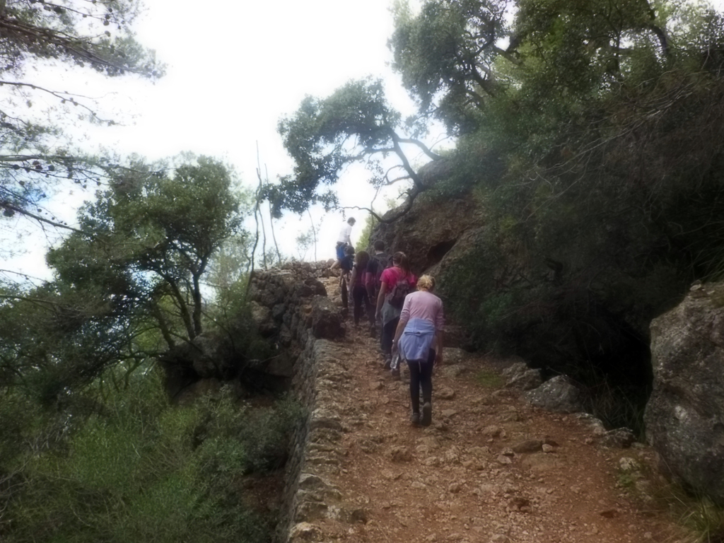 Hiking in Mallorca, Spain.