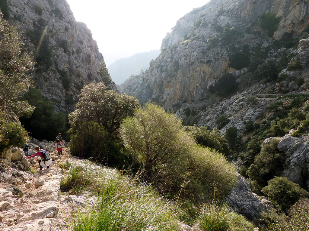 Hiking in Mallorca, Spain.