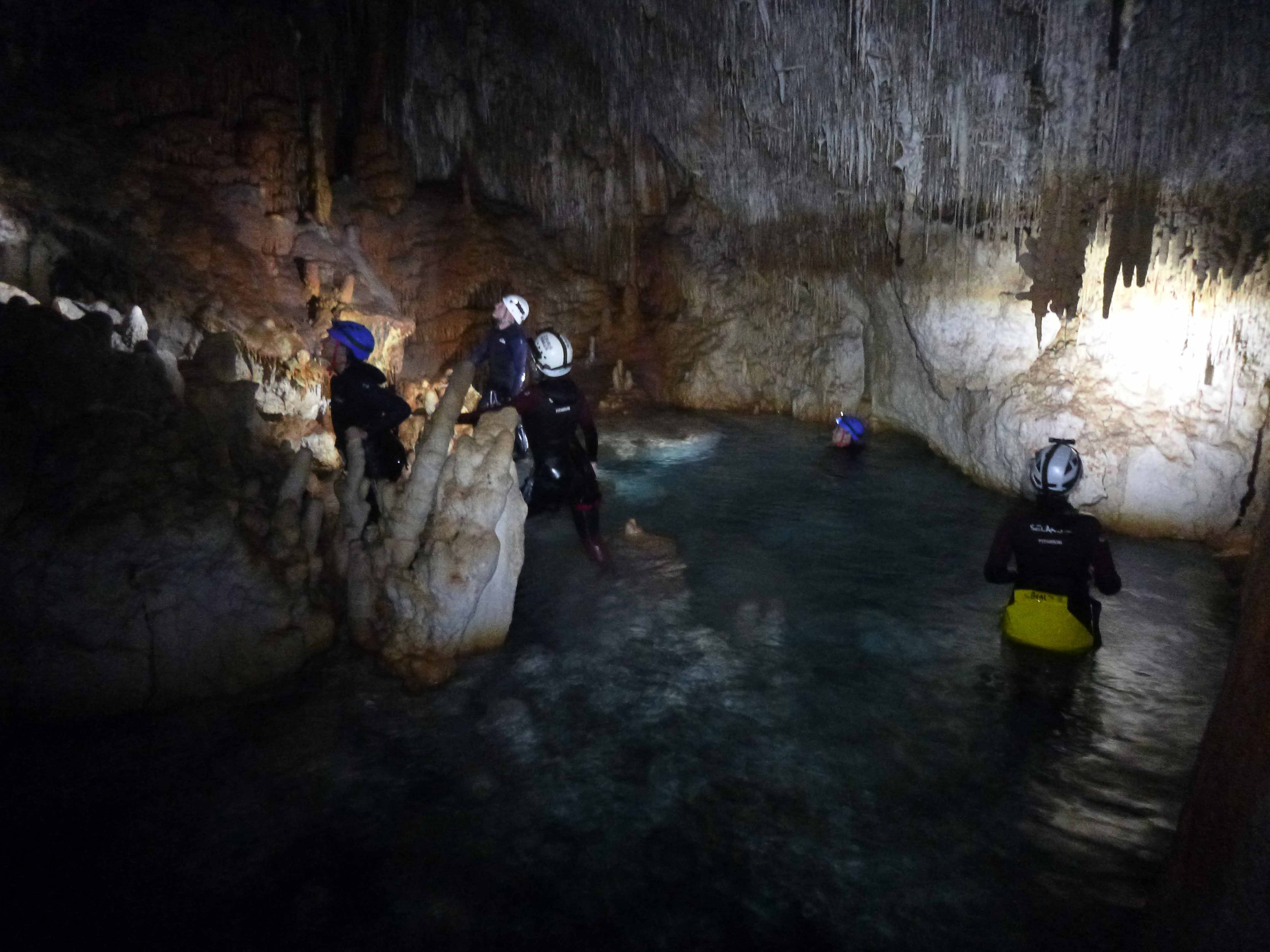 Sea Caving in Mallorca, Spain.